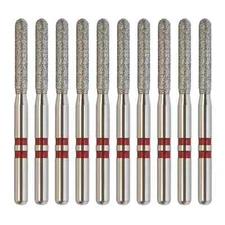 Zirconia Crown Removal Diamonds Burs Round End Cylinder Fine Grit Z881/014F FG