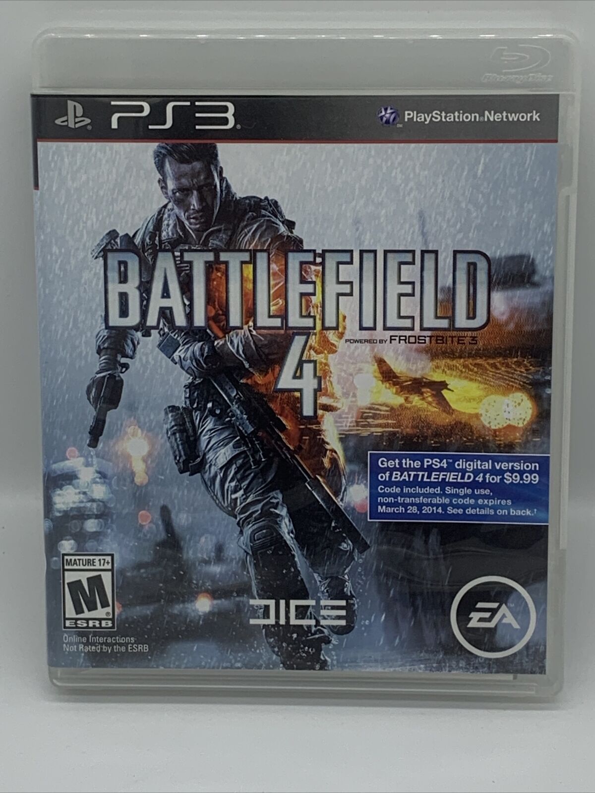 Battlefield 4 PLAYSTATION 3 (PS3) Game Excellent Condition Tested