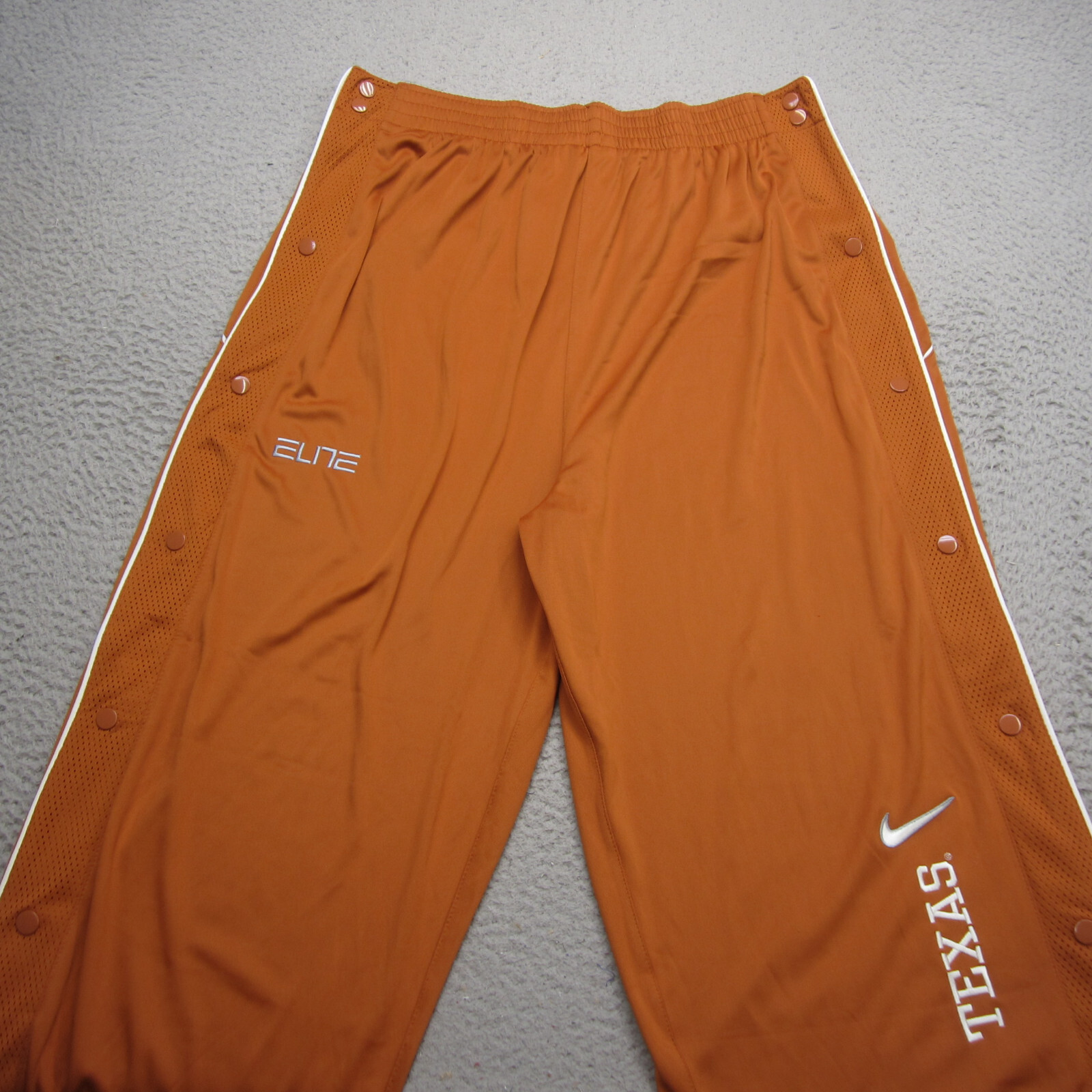 Pantalones Texas Longhorns Para Hombre XL Naranja Track Tear Break Away Calentamiento Nike