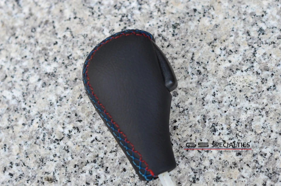 BMW e36 gear knob M3 E39 E46 E38 Z3 OEM look GENUINE leather automatic shift - Image 3 of 4