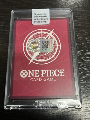 SWAU COA Mackenyu Autograph Auto One Piece Card Game Roronoa