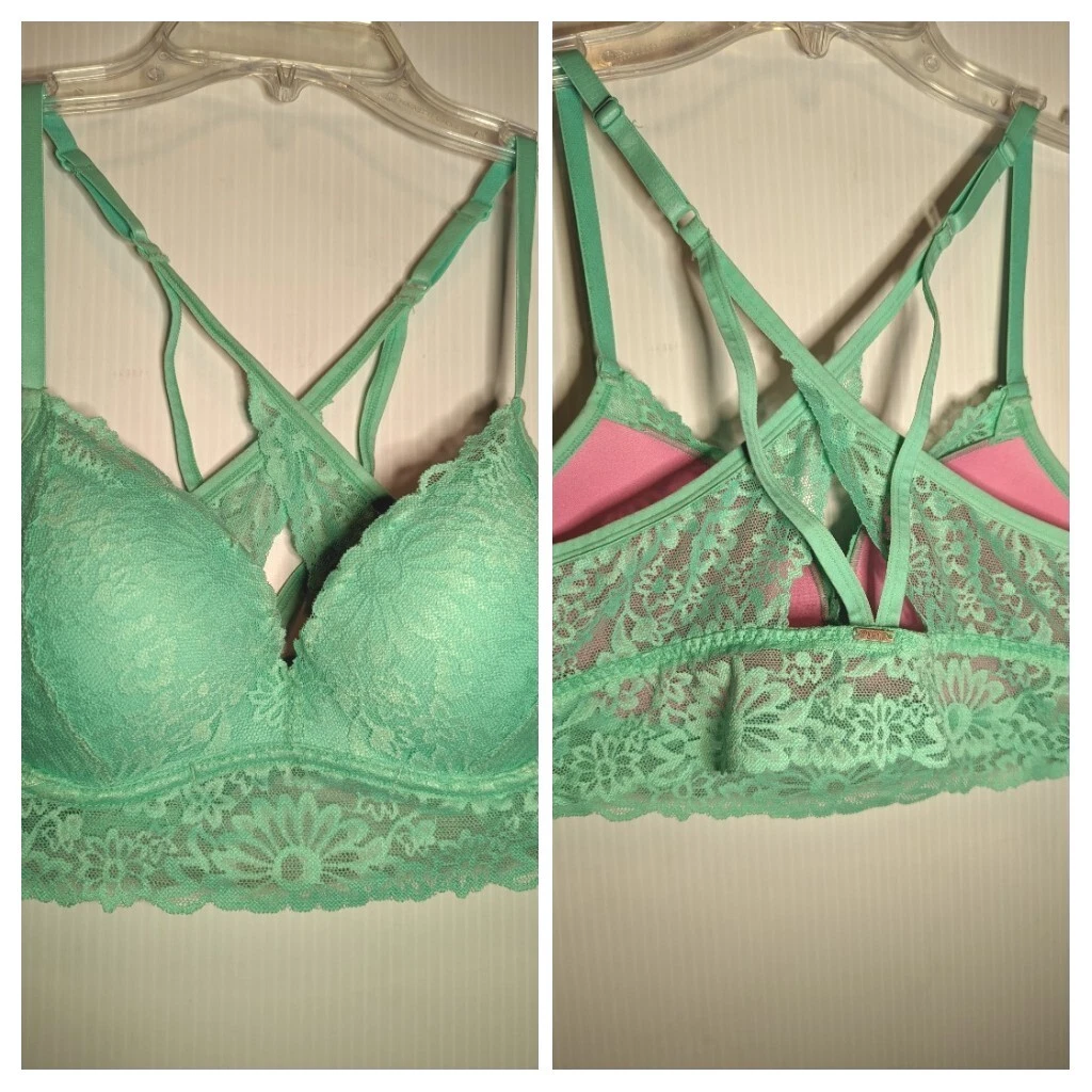 Victoria's Secret Pink Lace Bralette Bra 