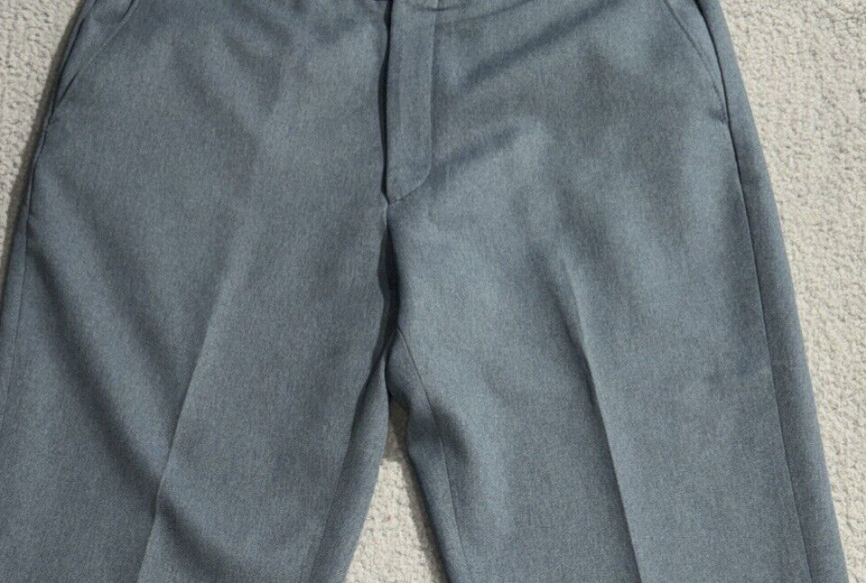 Levi's Action Slacks Mens Pants 35x30 Blue 70-90s No Iron VTG image 2