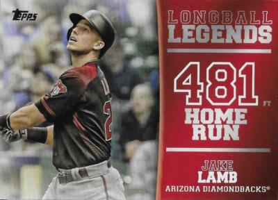 Jake Lamb 2018 Topps Longball Legends #LL-37 Diamondbacks ID:22079