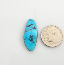 Natural Single Morenci Turquoise Cabochon Gemstone, blue morenci gem sm179