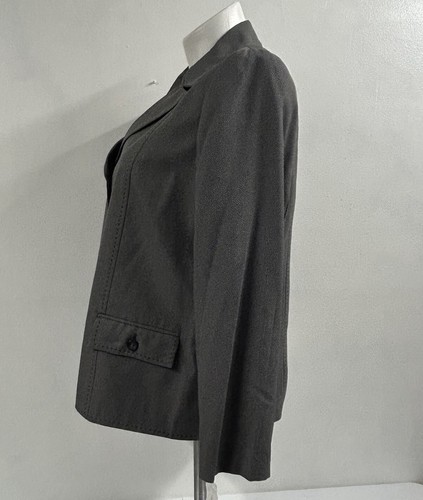 Alfred Dunner Women’s Gray Blazer With Pockets And Lined Size 16 New With Tag - Picture 8 of 19