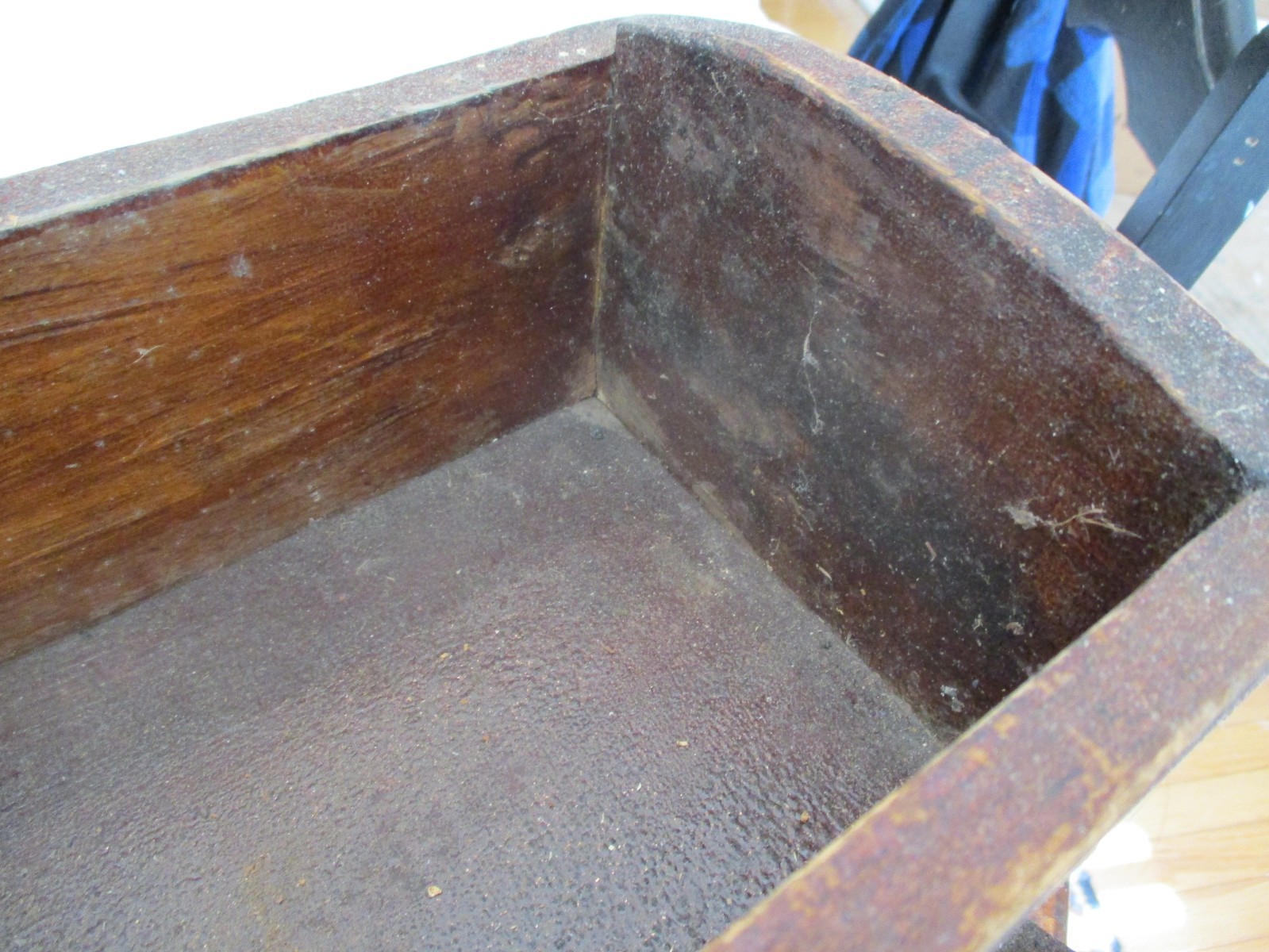 Primitive wood doll cradle. eBay