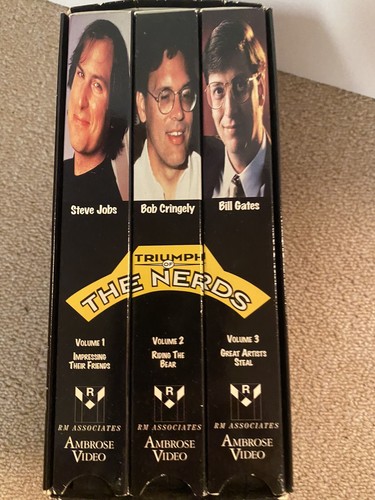Triumph of the Nerds, An Irreverent History Of The PC Industry, VHS, Gates, Jobs - Picture 2 of 3
