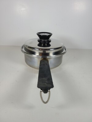Amway Queen 18/8 Stainless Multi Ply 1.5 Qt Sauce Pan with Lid USA