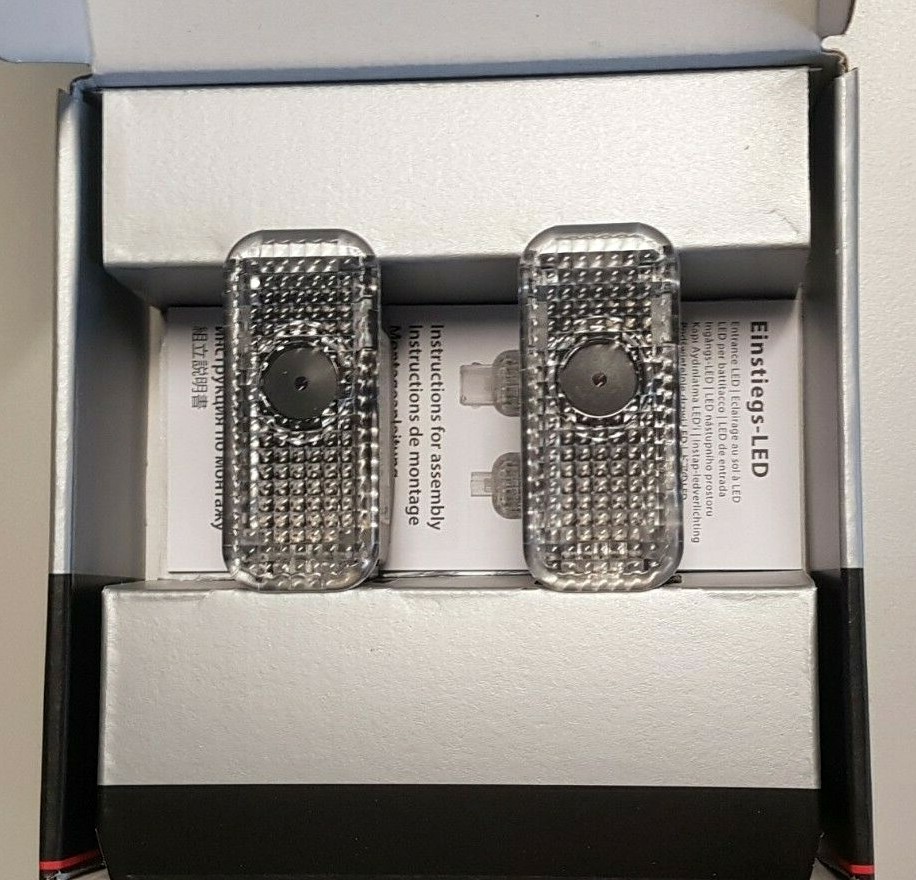 original Audi LED Einstiegsleuchten Audi Ringe Einstiegsbeleuchtung  4G0052133G