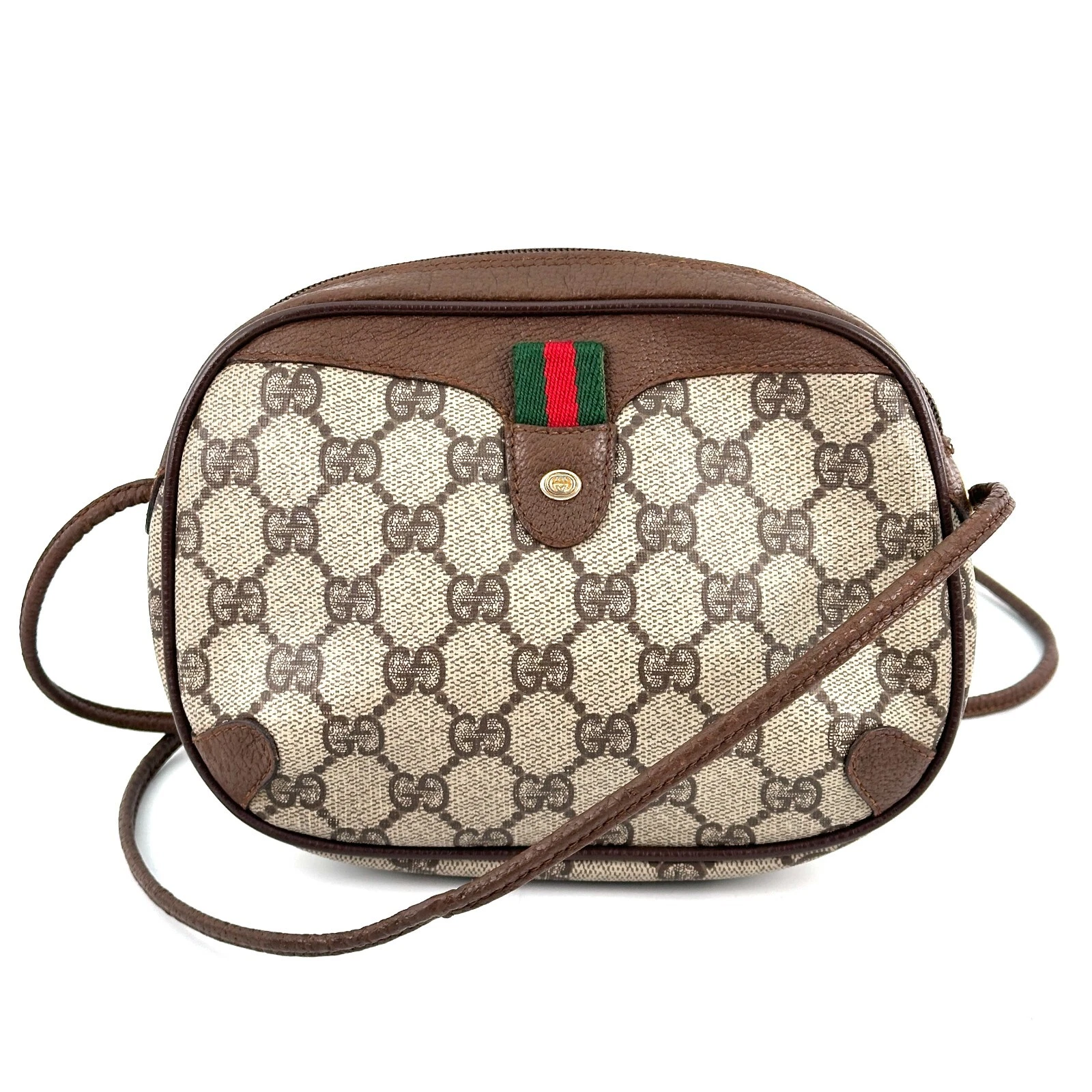 Sac à bandoulière vintage GUCCI ligne Sherry du Japon