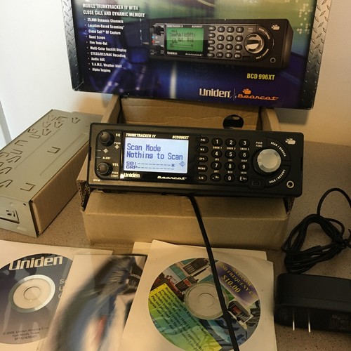 Uniden BCD996XT P25 Digital Trunktracker IV Mobile Base Scanner in box