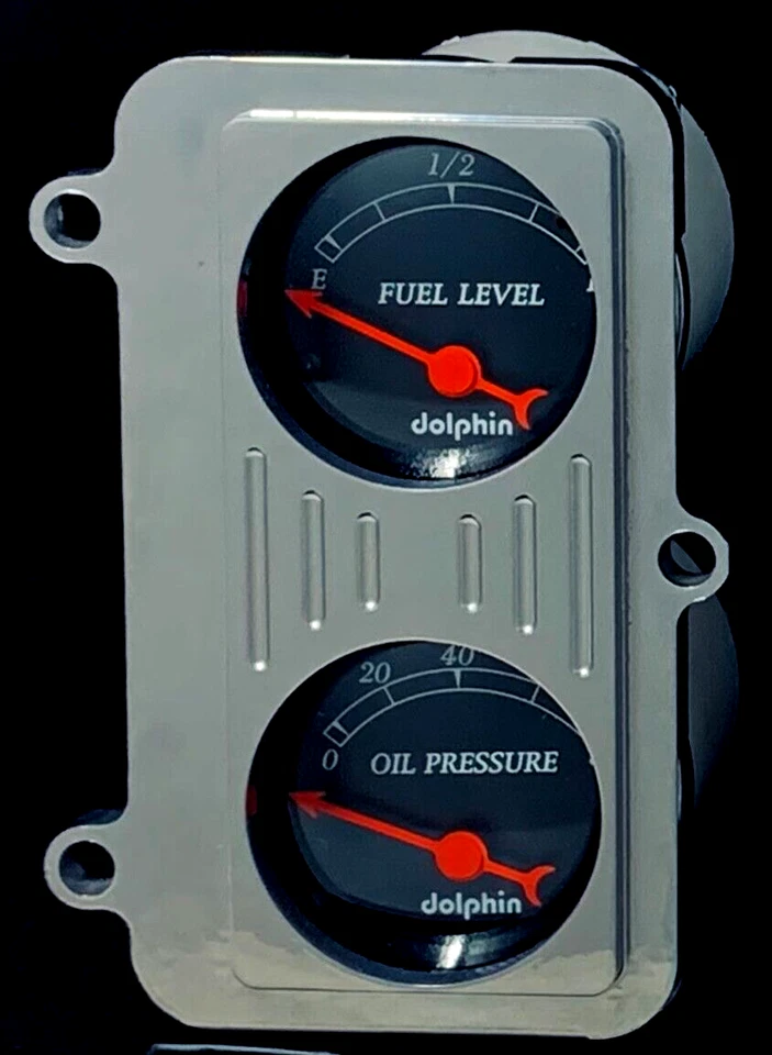 1941 1942 1943 1944 1945 1946 1947 Dodge Truck 5 Gauge Dash Panel Set PC - Image 3 of 4