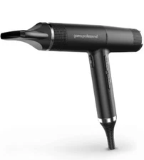 New GAMA Italy IQ Perfetto Professional Lightweight Hair Dryer Black Open Box