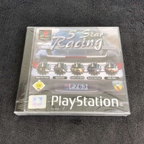 PS1 5 Star Racing GER Neuf - Afbeelding 1 van 2
