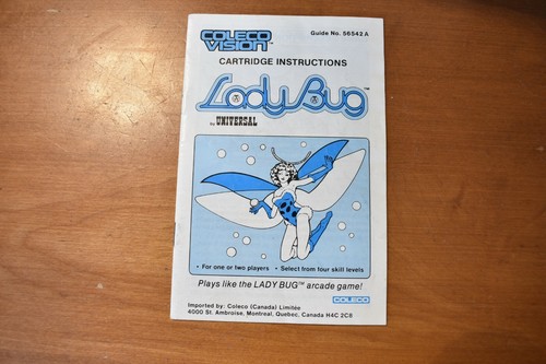 Coleco Vision Ladybug Manual Only - Picture 2 of 2