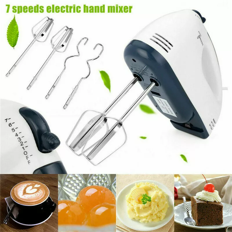 100pcs White Electric Egg Beater & Milk Frother, 80g Portable