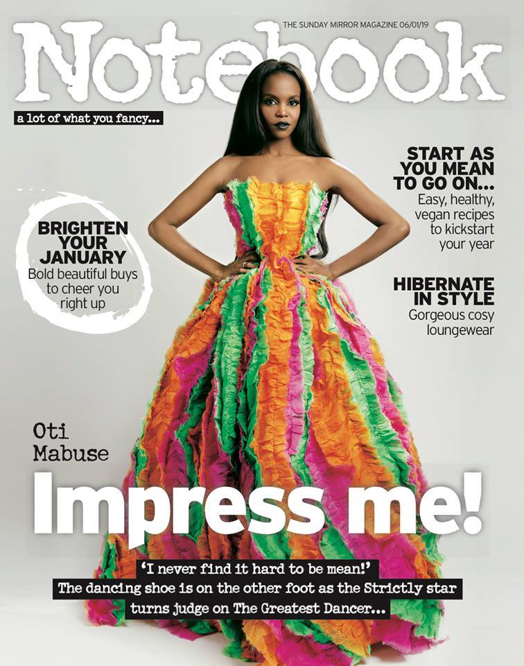 Notebook Magazine Oti Mabuse 6/1/2019 Trevor Nelson John Tompson  New-image