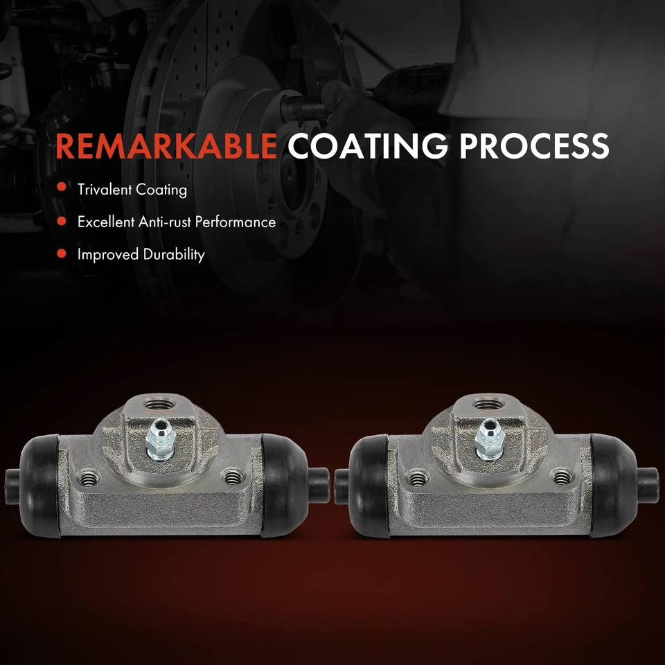 Cilindro de rueda de freno de tambor 2 piezas para Chevrolet S10 GMC Jimmy Isuzu Oldsmobile trasero Foto 3 de 4