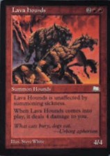 Lava Hounds - Weatherlight: #109, Magic: The Gathering Nm R136