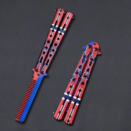 Butterfly Trainer Training Comb Dull Knife Tool Metal Practice tool portable - Picture 4 of 11
