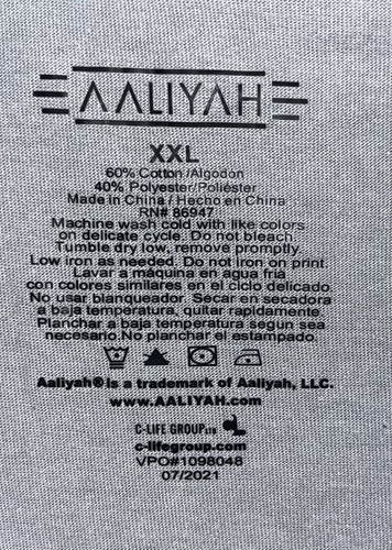 Rare Vintage Style Aaliyah Princess Of R&B Shirt Sz 2xl NWT - Picture 4 of 6
