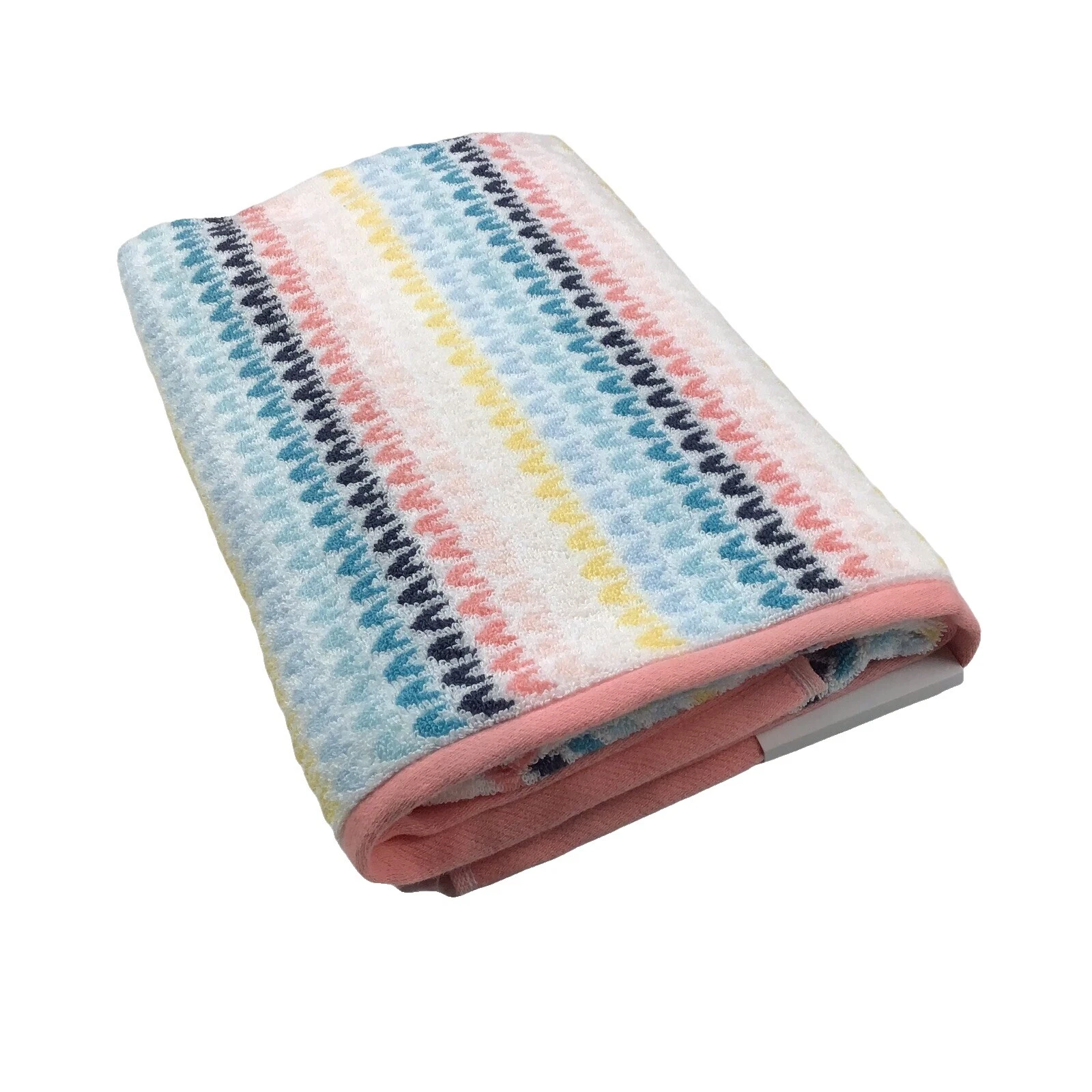 Cotton Blend Multicolor Striped Bath Towels & Washcloths