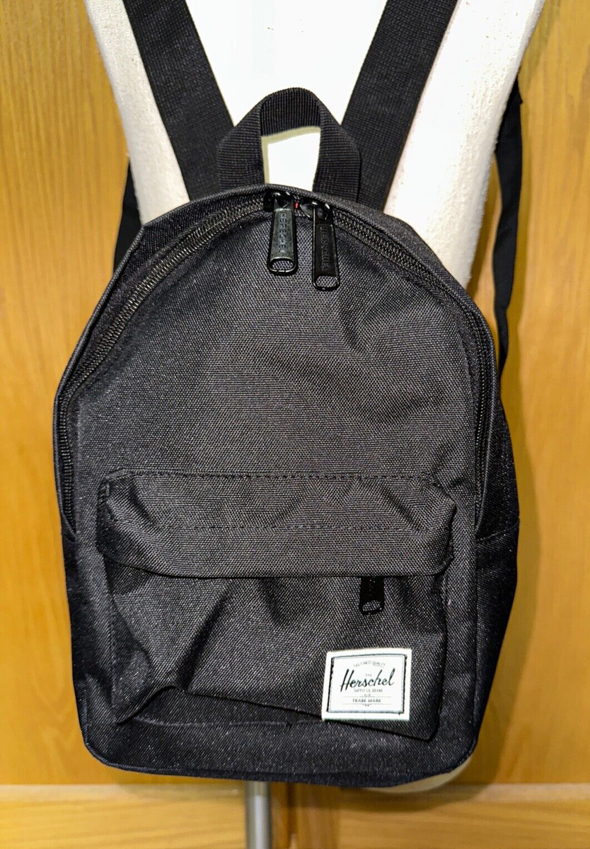 New HERSCHEL SUPPLY Classic Mini backpack 6.5L Black $45 | eBay