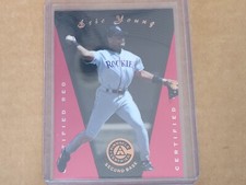 1997 Pinnacle Certified #86 Eric Young Red Colorado Rockies EXNM+