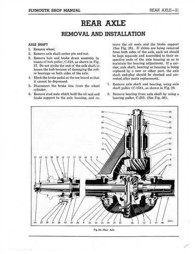 1940 Plymouth P9 P10 Shop Service Repair Manual Engine Drivetrain Electrical OEM - Picture 3 of 5