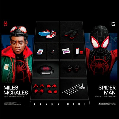 miles morales action figure with jordans