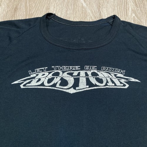 Boston Shirt S Vintage 80s Rock Band Concert Seoul Korea Album Tour Merch Tee - Picture 3 of 9