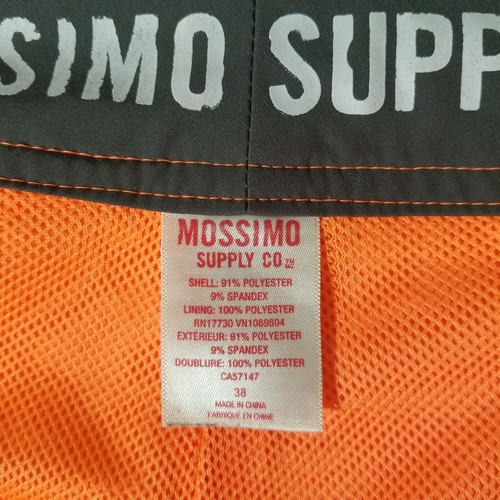 Mossimo Supply Co Mens 38 Lined Electric Neon Orange Board Shorts Swim Trunks - Picture 2 of 11