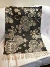 Scarf Hong Kong Pashmina Scarf Shawl Wrap Earth Tones Brown Tan