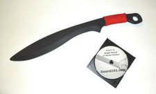 Training Sword Kalaj Kutter Practice KALI SURVIVAL FMA KNIFE AXE DVD RED