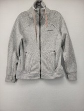 Avalanche Womens Jacket Gray Medium Full Zip Long Sleeve Activewear Top Outdoor