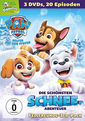 Paw Patrol - Die schönsten Schnee-Abenteuer - 20 Episoden # 3-DVD-NEU