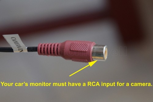 RCA Car Reverse Rear-View Backup Camera For Honda Civic 2007 2008 2009 2010 2011 - Picture 6 of 8
