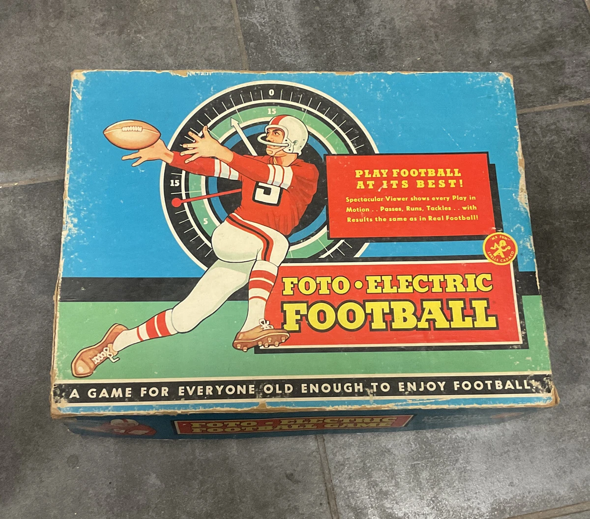 Vintage Toy 1961 CADACO Foto Electric Football Game WORKS eBay