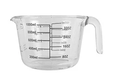 Farberware 4-Cup Borosilicate Glass Wet and Dry Measuring Cup Clear