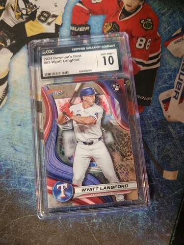 2024 Bowman's Best #65 Wyatt Langford CGC 10 GEM MINT