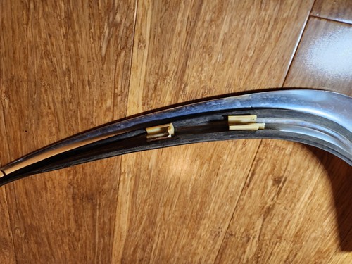 BMW E46 Rain Gutter Trim Chrome RIGHT Rear Sedan OEM 99-05 323 325 328 330 Rail - Bild 9 von 10