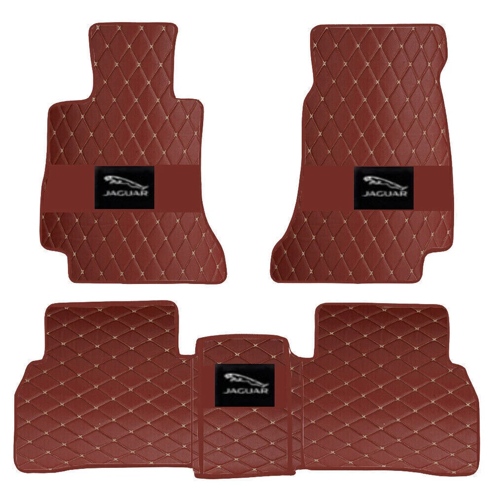 Auto For Jaguar S-Type 2000-2008 Car Floor Mats Luxury Waterproof Carpets Cargo Foto 2 de 4