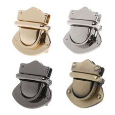 Metal Clasp Turn Lock Twist Locks for DIY Handbag Shoulder Bag Purse Hardware Ac