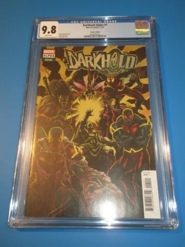 Darkhold Alpha #1 1:25 Superlog variant CGC 9.8 NM/M 1st Darkhold Defiled Key