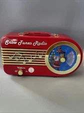 Christmas Music Snow Tunes Radio Battery Operated 9 Songs Retro New Boom Box