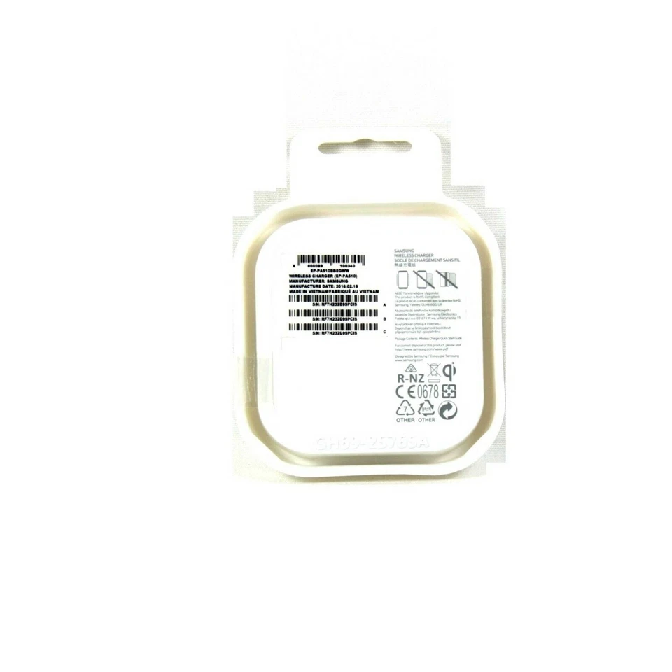SAMSUNG CHARGE PAD QI WIRELESS IPHONE X 8 8 PLUS S8 S7 S6 NOTE 8 EP-PA510BBEGWW - Image 2 of 2