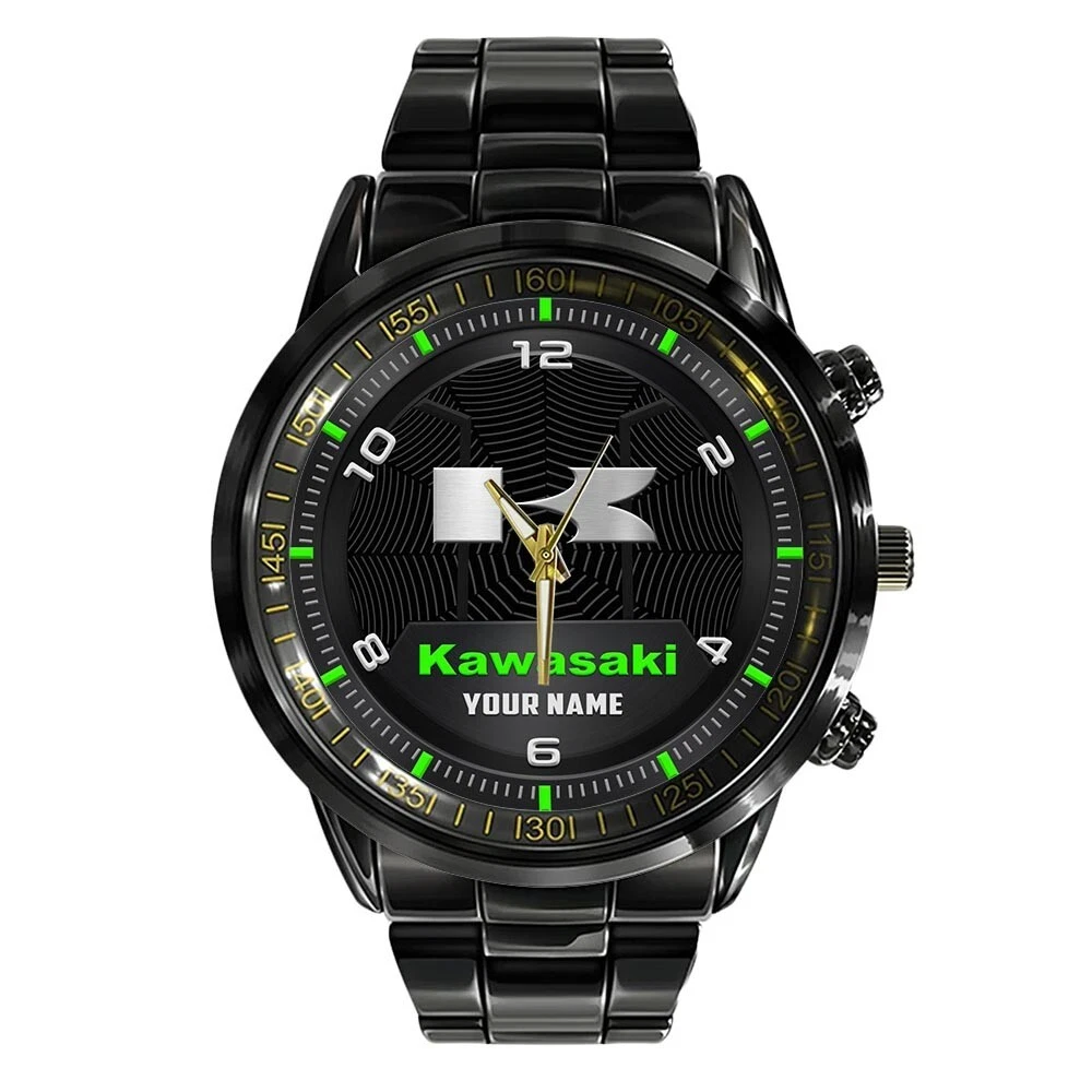 Ka.wa.saki Stainless Steel Watch, Gift For Dad, Christmas Gift