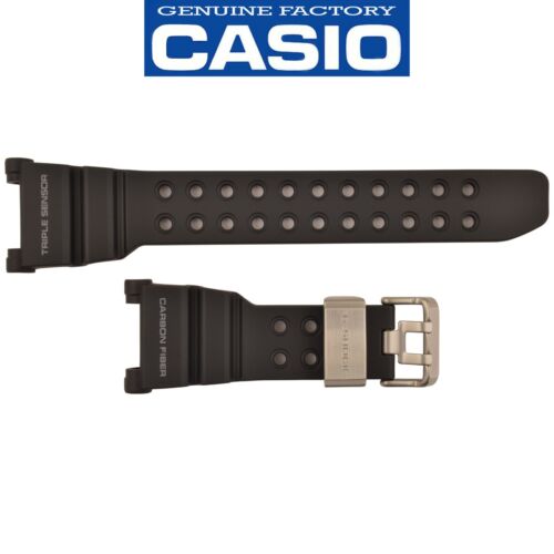 Genuine CASIO G-SHOCK Watch Band Strap Frogman GWFD-1000 Rubber Black - Picture 1 of 6