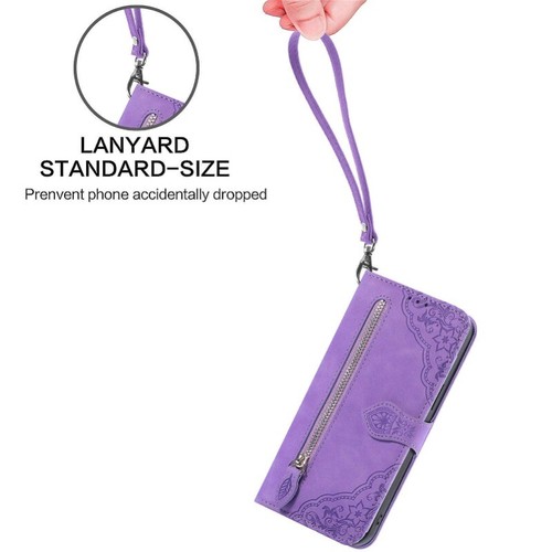 For iPhone 16 16e 15 Plus 14 13 12 Pro Max Case Wallet Purse Card Holder Cover - Picture 41 of 78